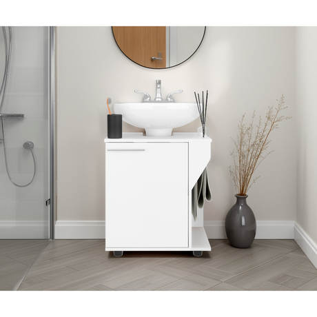 Mueble para Lavamanos Phillips Blanco 56x62.1cm Individual sin Lavamanos - MUEBLES PARA LAVAMANOS | Bylmo