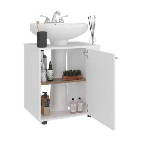 Mueble para Lavamanos Phillips Blanco 56x62.1cm Individual sin Lavamanos - MUEBLES PARA LAVAMANOS | Bylmo