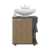 Mueble para Lavamanos Phillips Wengue y Fresno Europeo 56x62.1cm Individual sin Lavamanos - MUEBLES PARA LAVAMANOS | Bylmo