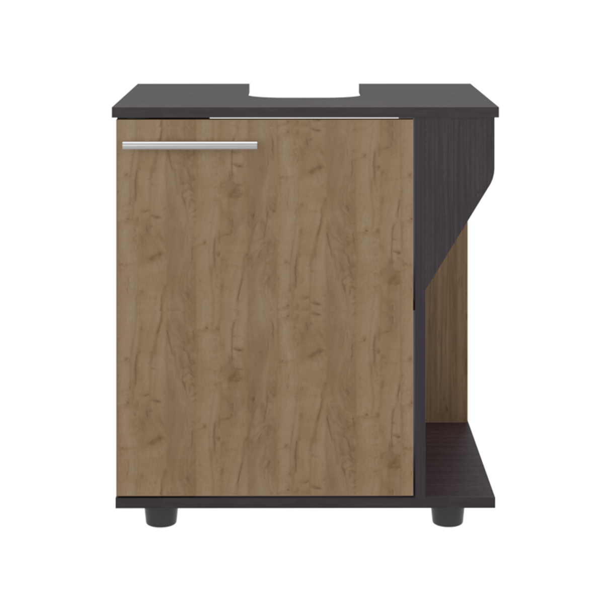 Mueble para Lavamanos Phillips Wengue y Fresno Europeo 56x62.1cm Individual sin Lavamanos - MUEBLES PARA LAVAMANOS | Bylmo