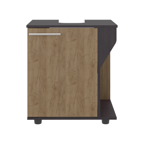 Mueble para Lavamanos Phillips Wengue y Fresno Europeo 56x62.1cm Individual sin Lavamanos - MUEBLES PARA LAVAMANOS | Bylmo