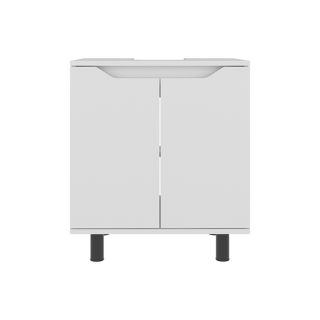 Mueble para Lavamanos Marlo Blanco 55x63cm Individual sin Lavamanos - MUEBLES PARA LAVAMANOS | Bylmo