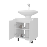 Mueble para Lavamanos Marlo Blanco 55x63cm Individual sin Lavamanos - MUEBLES PARA LAVAMANOS | Bylmo
