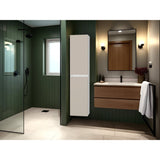 Armario de Aseo Capri y Blanco 25x110cm Con Dos Puertas - MUEBLES DE ASEO Y ROPAS | Bylmo