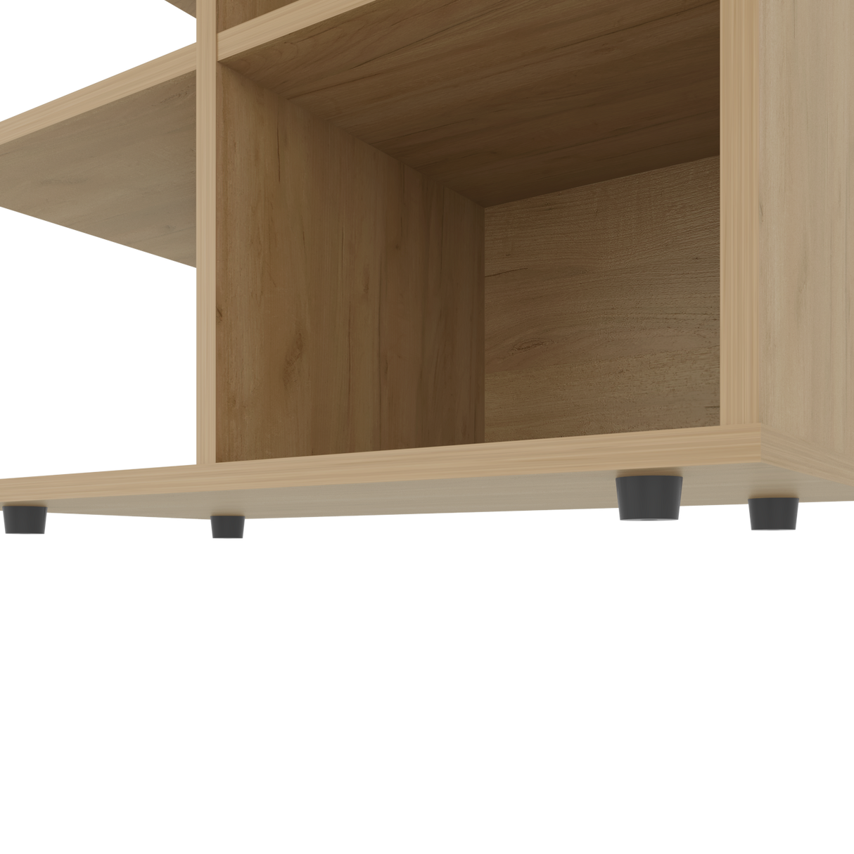 Mesa Auxiliar Royal Fresno Europeo 60x50cm Cuadrada con Cuatro Compartimientos - MESAS AUXILIARES | Bylmo