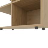 Mesa Auxiliar Royal Fresno Europeo 60x50cm Cuadrada con Cuatro Compartimientos - MESAS AUXILIARES | Bylmo