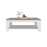 Mesa de Centro Cecil Blanco Fresno 120x41.2cm Rectangular con Patas - MESAS DE CENTRO | Bylmo