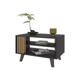 Mesa de Centro Shawnee Wengue Fresno 66.3x40cm Rectangular con Patas - MESAS DE CENTRO | Bylmo