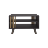 Mesa de Centro Shawnee Wengue Fresno 66.3x40cm Rectangular con Patas - MESAS DE CENTRO | Bylmo