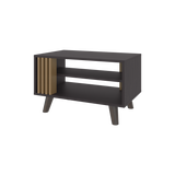 Mesa de Centro Shawnee Wengue Fresno 66.3x40cm Rectangular con Patas - MESAS DE CENTRO | Bylmo