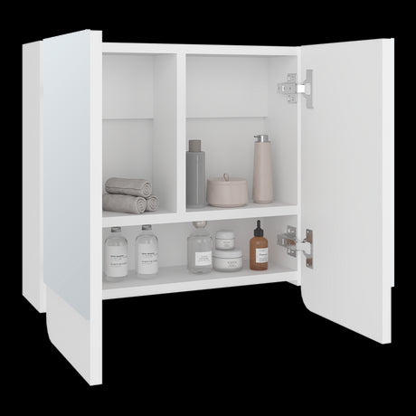 Gabinete de Baño Luv Blanco 45x43cm Rectangular con Espejo y con Dos Puertas - GABINETES DE BANHO | Bylmo