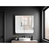 Gabinete de Baño Luv Blanco 45x43cm Rectangular con Espejo y con Dos Puertas - GABINETES DE BANHO | Bylmo