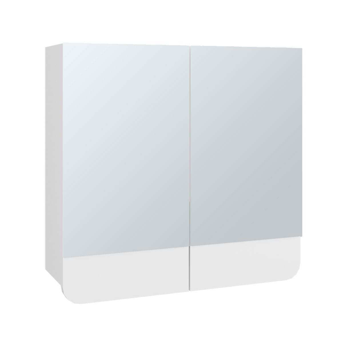Gabinete de Baño Luv Blanco 45x43cm Rectangular con Espejo y con Dos Puertas - GABINETES DE BANHO | Bylmo