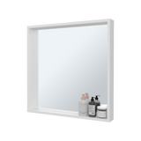 Gabinete de Baño Dakota Blanco 60x60cm Rectangular con Espejo y con Una Puerta - GABINETES DE BANHO | Bylmo