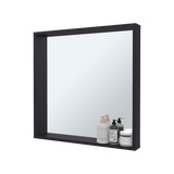 Gabinete de Baño Dakota Wengue 60x60cm Rectangular con Espejo y sin Puertas - GABINETES DE BANHO | Bylmo