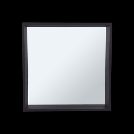 Gabinete de Baño Dakota Wengue 60x60cm Rectangular con Espejo y sin Puertas - GABINETES DE BANHO | Bylmo