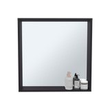 Gabinete de Baño Dakota Wengue 60x60cm Rectangular con Espejo y sin Puertas - GABINETES DE BANHO | Bylmo