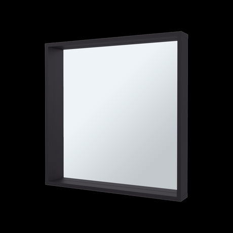 Gabinete de Baño Dakota Wengue 60x60cm Rectangular con Espejo y sin Puertas - GABINETES DE BANHO | Bylmo