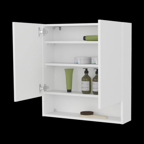 Gabinete de Baño Blanco 63.1x65.6cm Rectangular con Dos Puertas - GABINETES DE BANHO | Bylmo
