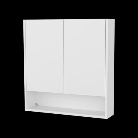 Gabinete de Baño Blanco 63.1x65.6cm Rectangular con Dos Puertas - GABINETES DE BANHO | Bylmo