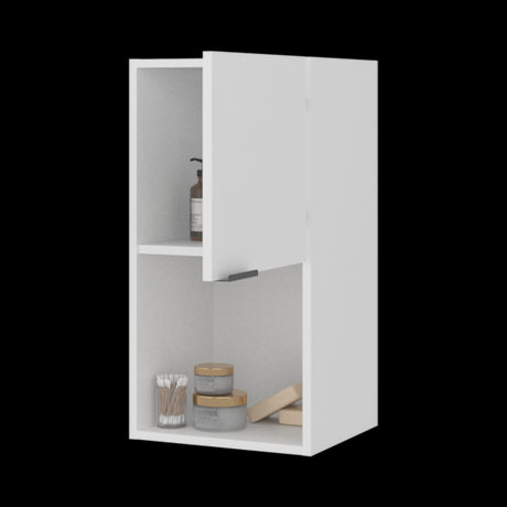 Gabinete de Baño Kaser Blanco 34.7x66.6cm Rectangular con Una Puerta - GABINETES DE BANHO | Bylmo