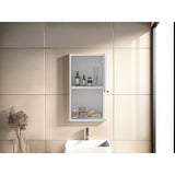 Gabinete de Baño Kaser Blanco 34.7x66.6cm Rectangular con Una Puerta - GABINETES DE BANHO | Bylmo