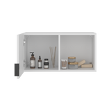 Gabinete de Baño Kaser Blanco 34.7x66.6cm Rectangular con Una Puerta - GABINETES DE BANHO | Bylmo