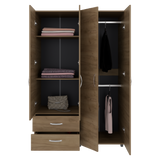 Closet Ankora Basic Fresno Europeo 120x180cm con Dos Cajones y Seis Compartimientos - CLOSETS | Bylmo