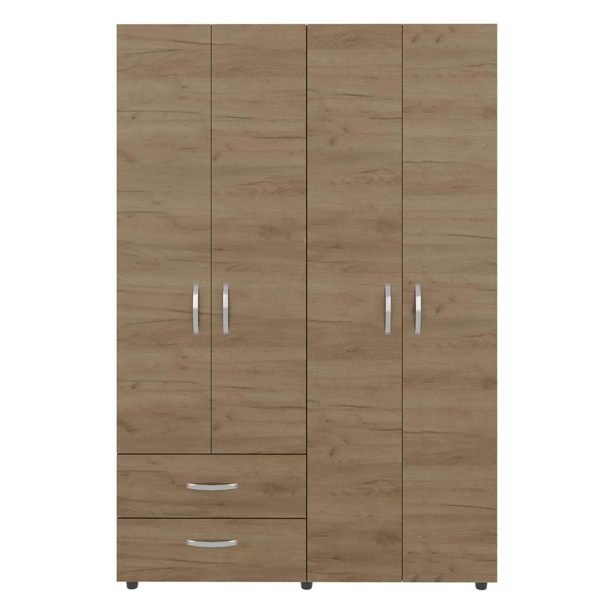 Closet Ankora Basic Fresno Europeo 120x180cm con Dos Cajones y Seis Compartimientos - CLOSETS | Bylmo