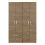 Closet Ankora Basic Fresno Europeo 120x180cm con Dos Cajones y Seis Compartimientos - CLOSETS | Bylmo