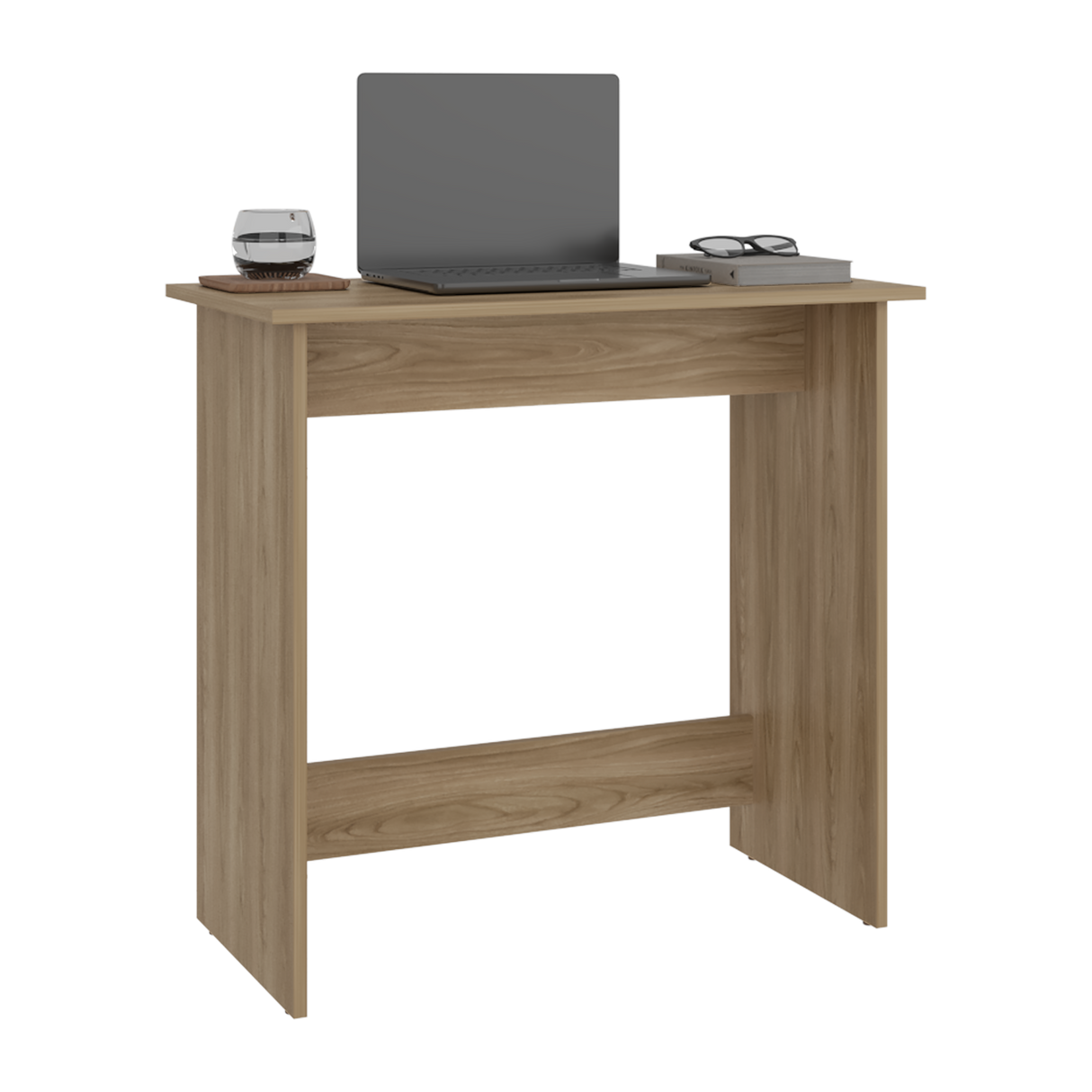 Escritorio Ben Eco Blanco Fresno 80x75.6cm sin Cajones - ESCRITORIOS | Bylmo