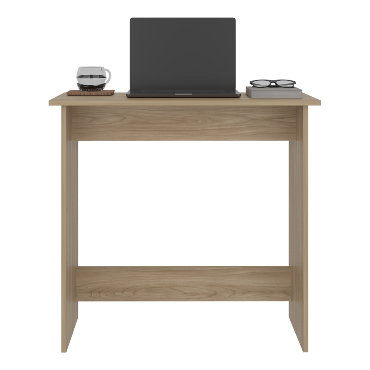 Escritorio Ben Eco Blanco Fresno 80x75.6cm sin Cajones - ESCRITORIOS | Bylmo