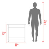 Escritorio Ben Eco Blanco Fresno 80x75.6cm sin Cajones - ESCRITORIOS | Bylmo