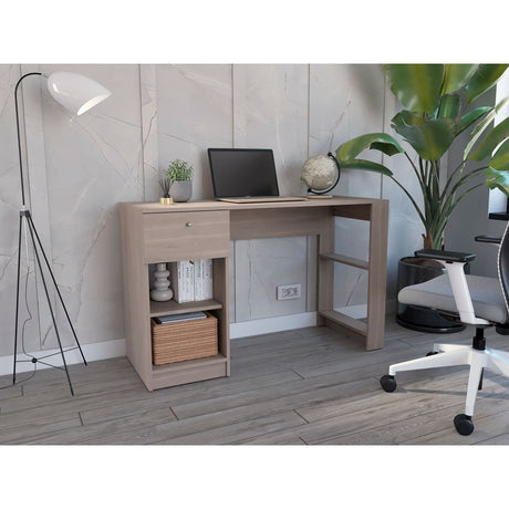 Escritorio Home Bardolino 120.2x75.3cm con Un Cajón y con Organizador de Libros - ESCRITORIOS | Bylmo