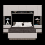 Combo Cama y Closet St Denis Milan y Capri 272x200cm para Cama Doble 140 X 190 CM con Cabecero - CAMAS | Bylmo