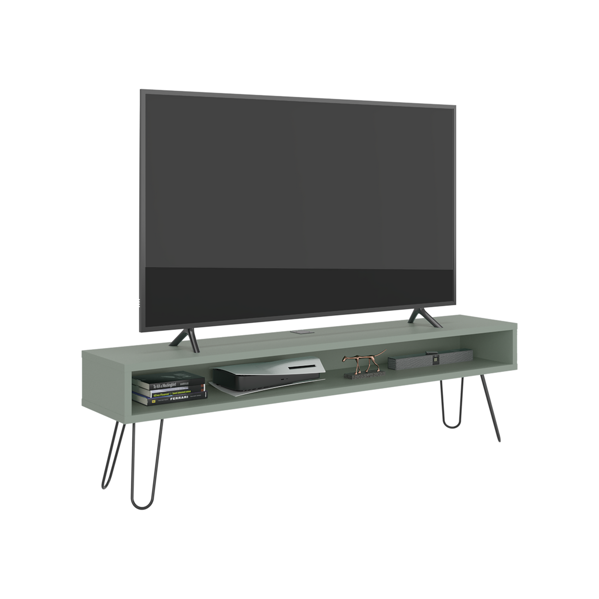 Rack de TV Luft Agave 180x49.5cm para TV Hasta 75" Pulgadas con Un Compartimiento - MUEBLES DE TV | Bylmo