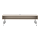 Rack de TV Luft Ceniza 180x49.5cm para TV Hasta 75" Pulgadas con Un Compartimiento - MUEBLES DE TV | Bylmo