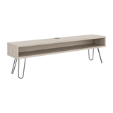 Rack de TV Luft Ceniza 180x49.5cm para TV Hasta 75" Pulgadas con Un Compartimiento - MUEBLES DE TV | Bylmo