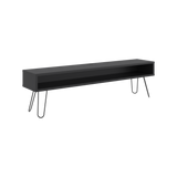 Rack de TV Luft Wengue 180x49.5cm para TV Hasta 75" Pulgadas con Un Compartimiento - MUEBLES DE TV | Bylmo