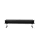 Rack de TV Luft Wengue 180x49.5cm para TV Hasta 75" Pulgadas con Un Compartimiento - MUEBLES DE TV | Bylmo