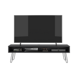 Rack de TV Luft Wengue 180x49.5cm para TV Hasta 75" Pulgadas con Un Compartimiento - MUEBLES DE TV | Bylmo
