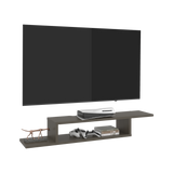 Repisa para TV Dili Olivo 150.2x22.9cm para TV Hasta 55" Pulgadas con Un Compartimiento - MUEBLES DE TV | Bylmo