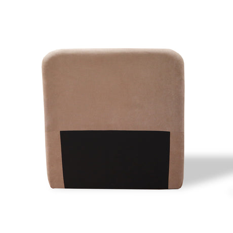 Cabecero de Piso Comfort Camel 120x125cm Abullonado para Cama Semidoble - CABECEROS | Bylmo