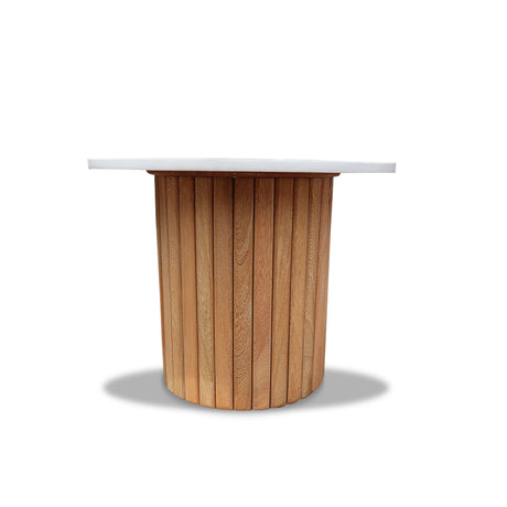 Mesa de Centro Paris Marron Claro 70x37cm Ovalado - MESAS DE CENTRO | Bylmo