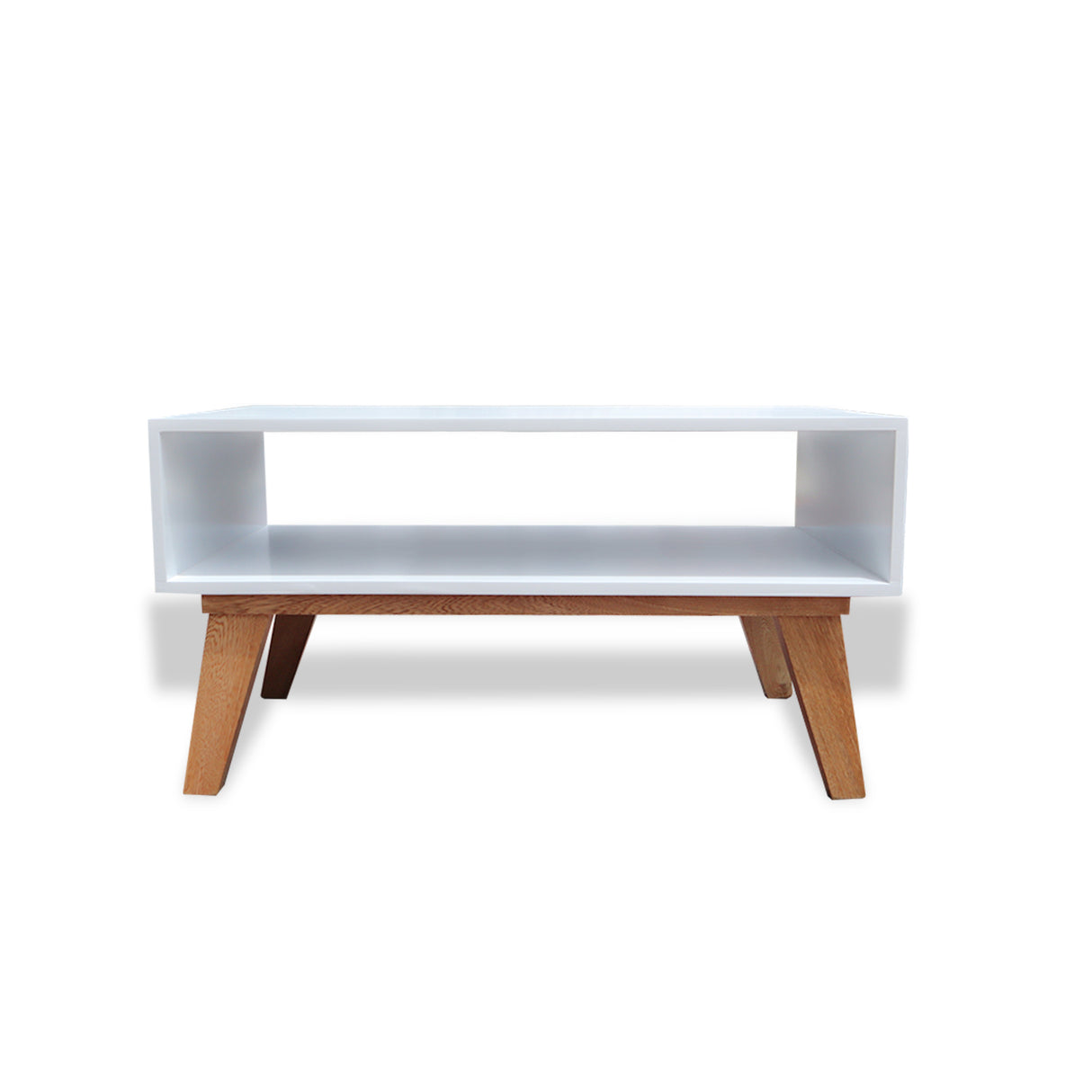 Mesa de Centro Porto Marron Claro 70x37cm Cuadrado - MESAS DE CENTRO | Bylmo