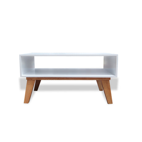 Mesa de Centro Porto Marron Claro 70x37cm Cuadrado - MESAS DE CENTRO | Bylmo