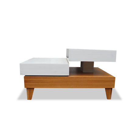 Mesa de Centro Roma Marron Claro 62x35cm Rectangular - MESAS DE CENTRO | Bylmo