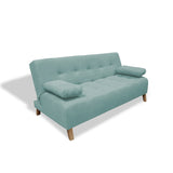 Sofacama Egli Menta 180x94cm de Tres Puestos Reclinable Antifluido y sin Apoya Brazos - SOFAS Y POLTRONAS | Bylmo