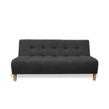 Sofacama Egli Negro 180x94cm de Tres Puestos Reclinable Antifluido y sin Apoya Brazos - SOFAS Y POLTRONAS | Bylmo