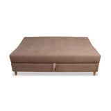 Sofacama Lugano Camel 180x95cm de Tres Puestos Reclinable Antifluido con Almacenamiento y sin Apoya Brazos - SOFAS Y POLTRONAS | Bylmo